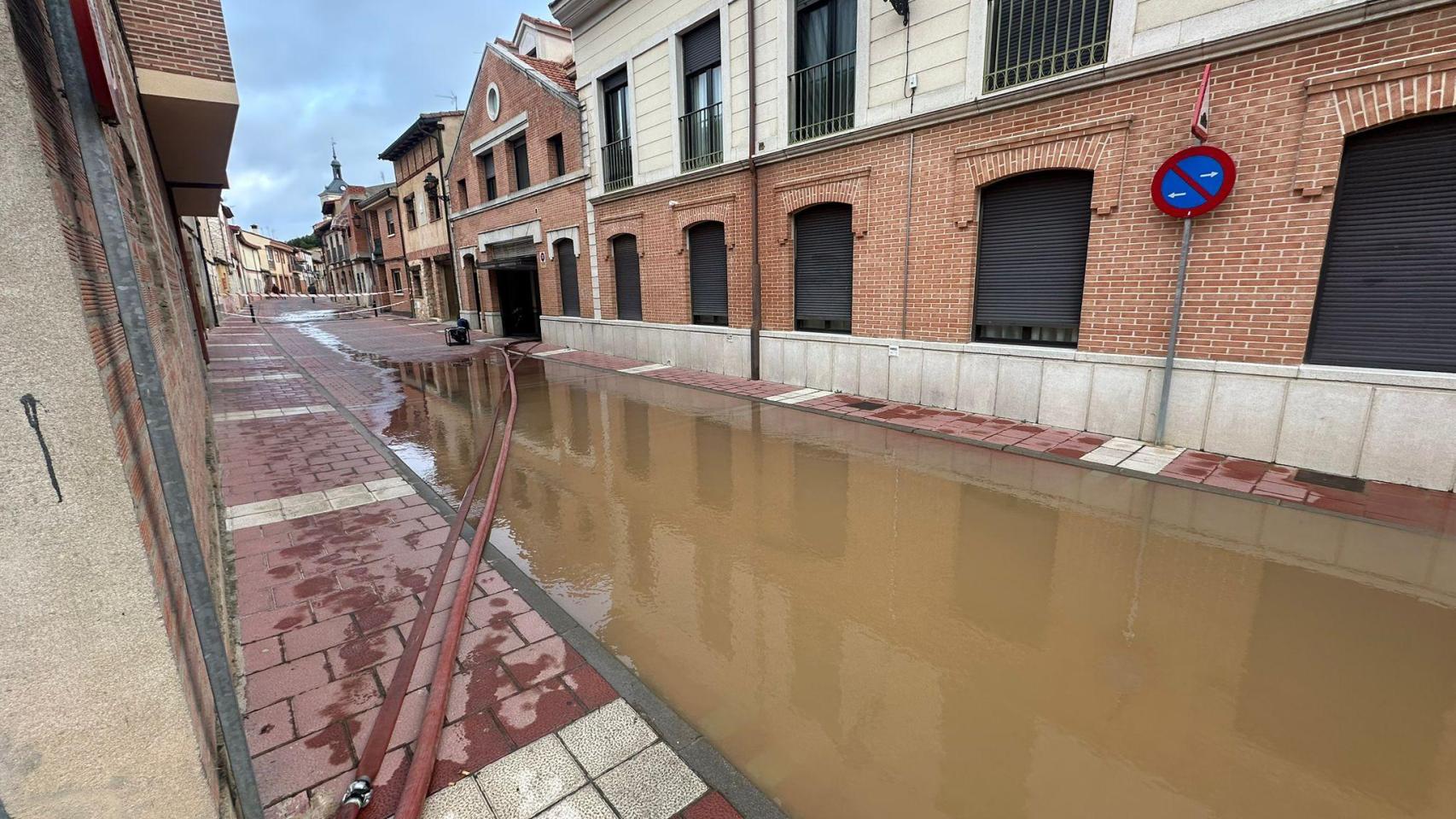 Desagues del garja en la comunidad Flor de Castilla en Tudela de Duero