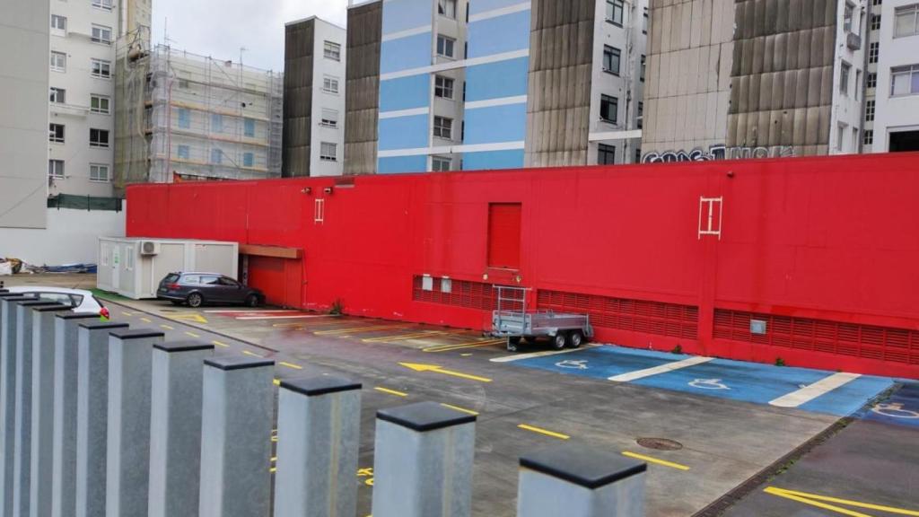 Interior del solar donde se edificarán las 45 viviendas de Ronda 270.