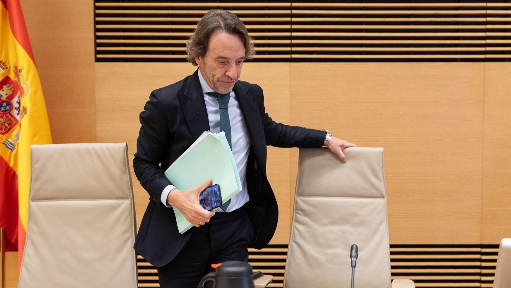 José Manuel Cuenca en el Congreso de los Diputados. Rober Solsona/Europa Press
