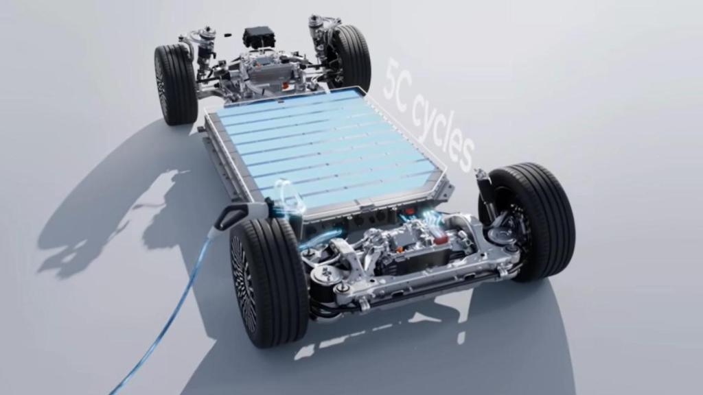 Imagen de la carga de un eléctrico.