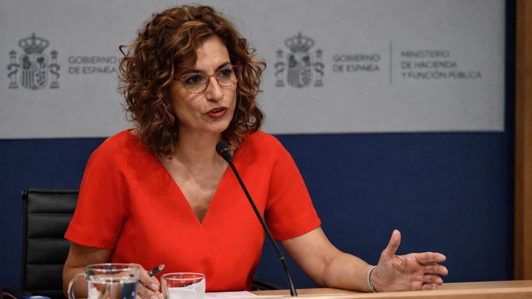 María Jesús Montero, ministra de Hacienda.