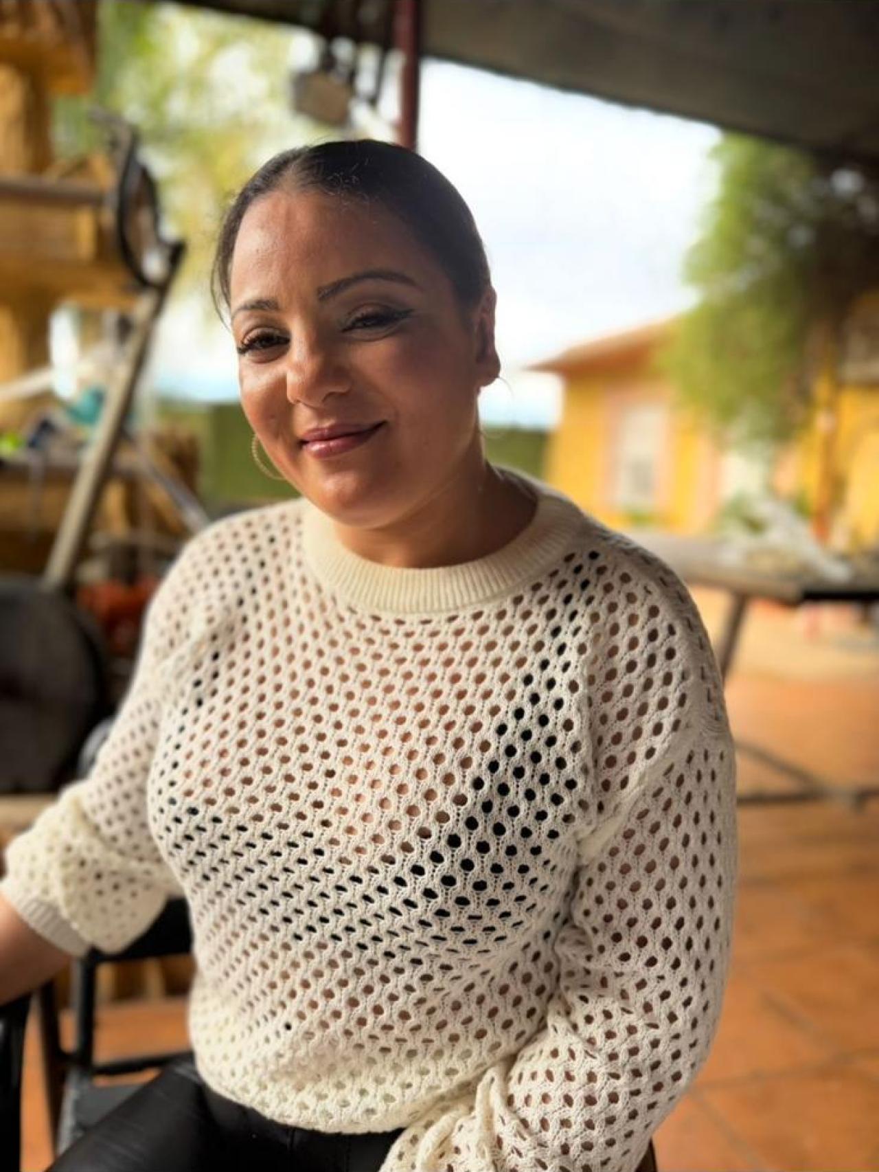 Salma, en una de las fotos que aportará el abogado a la causa.