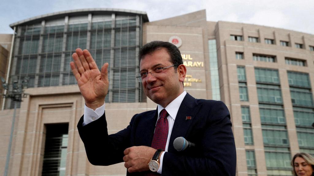 El alcalde encarcelado de Estambul, Ekrem Imamoglu.
