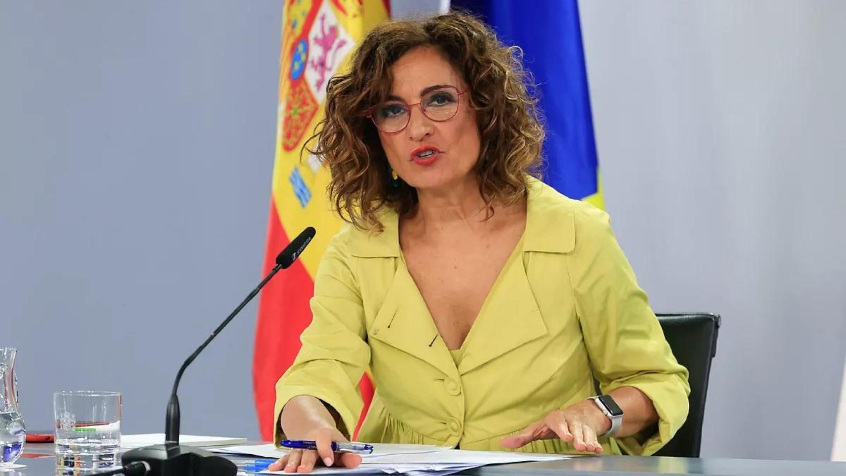 María Jesús Montero, ministra de Hacienda.