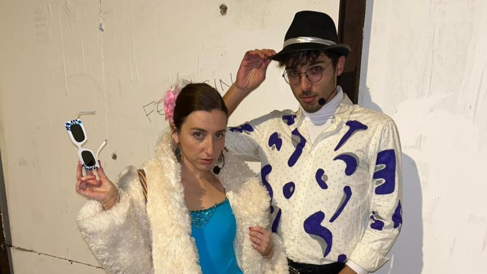 Raquel Santalla y Marcos Regueira, protagonistas del Carnaval coruñés