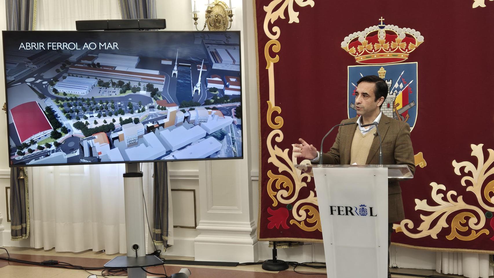 El Concello adjudica la fase de Esteiro del proyecto 'Abrir Ferrol al mar' por 2,7 millones