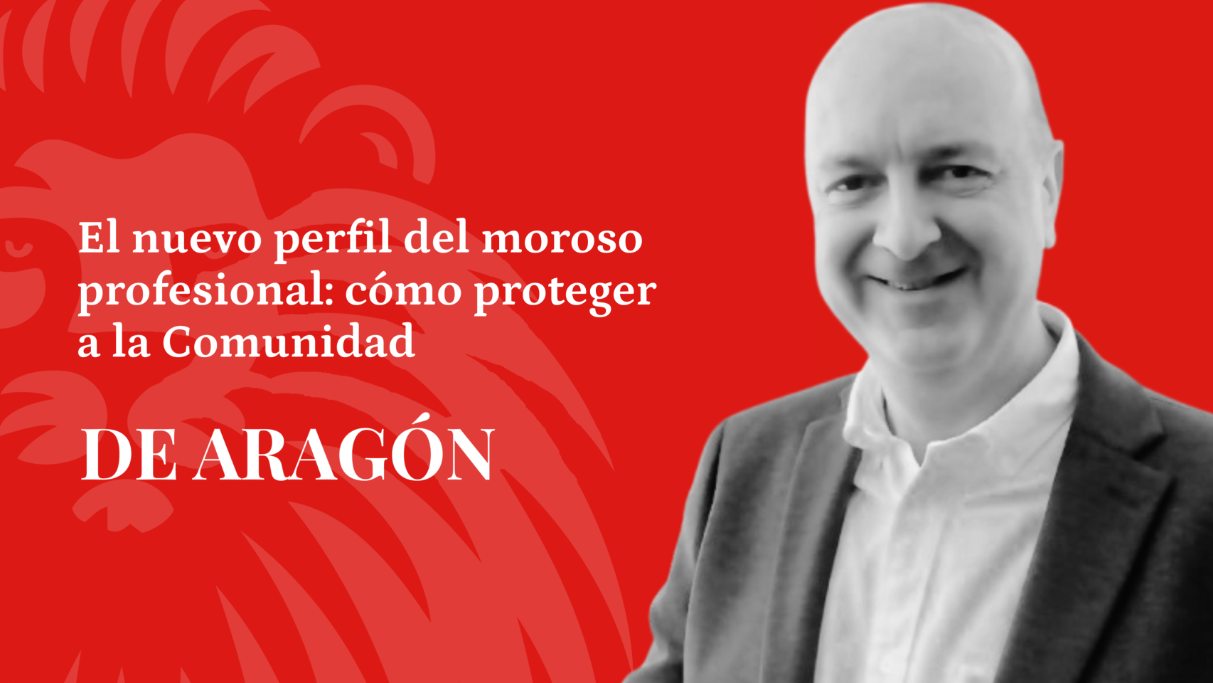 Carmelo Lozano, vocal de la Junta del Gobierno de CAF Aragón.