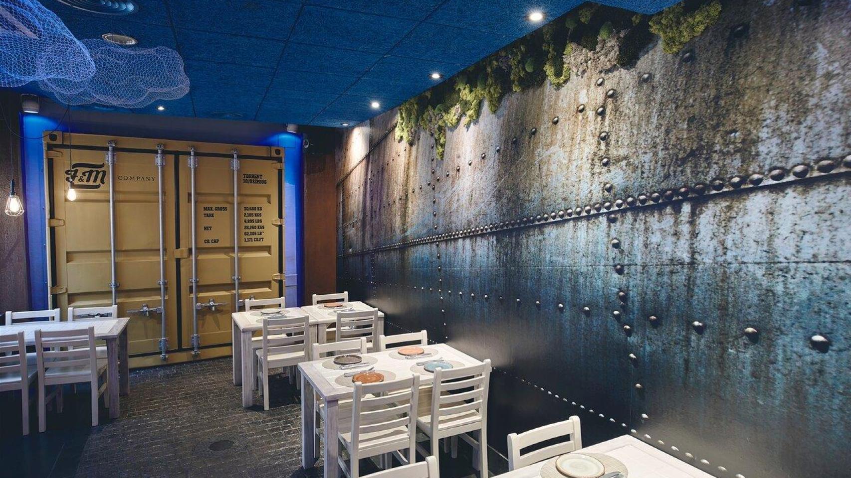 El comedor del restaurante.
