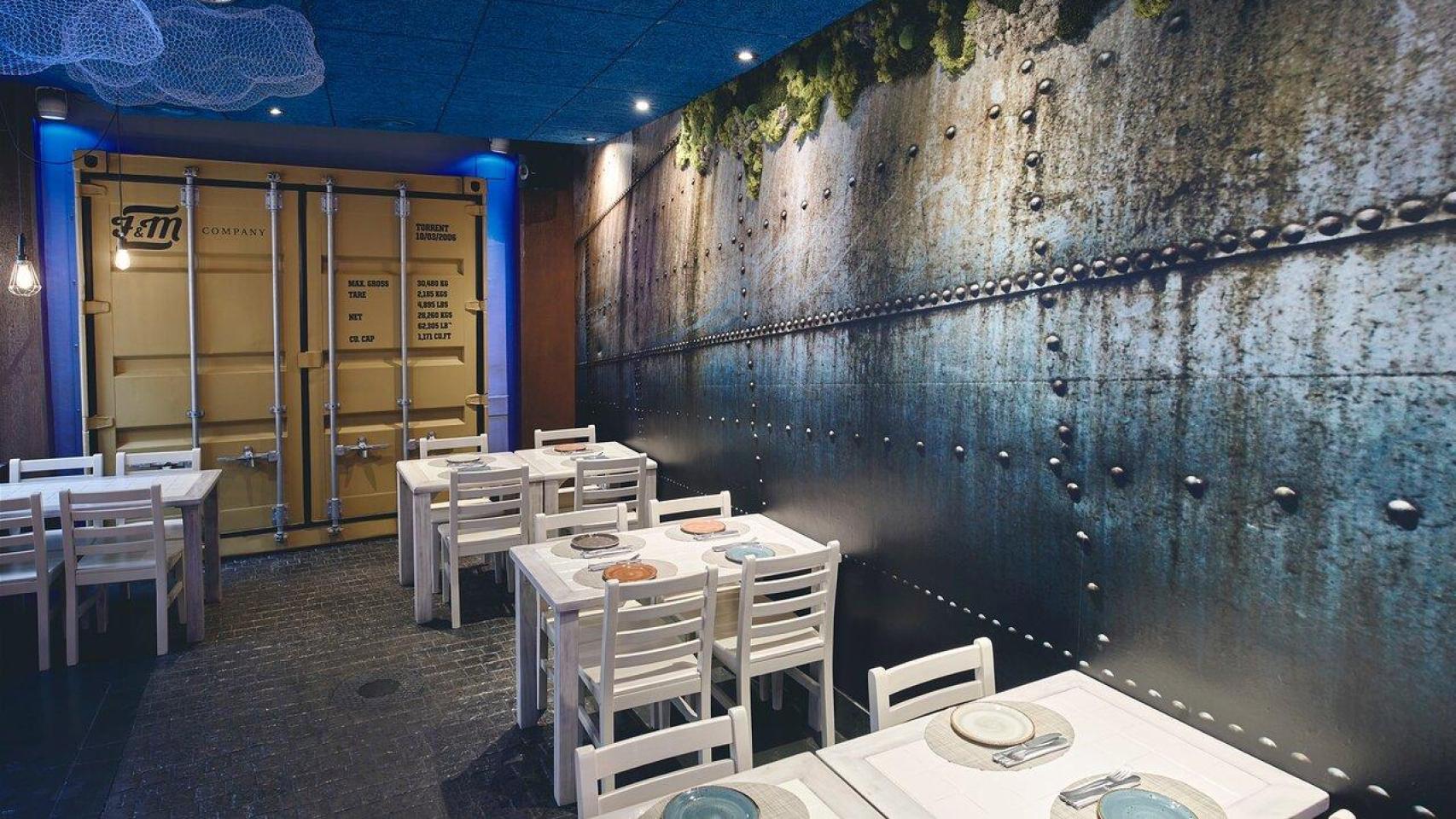 El comedor del restaurante.