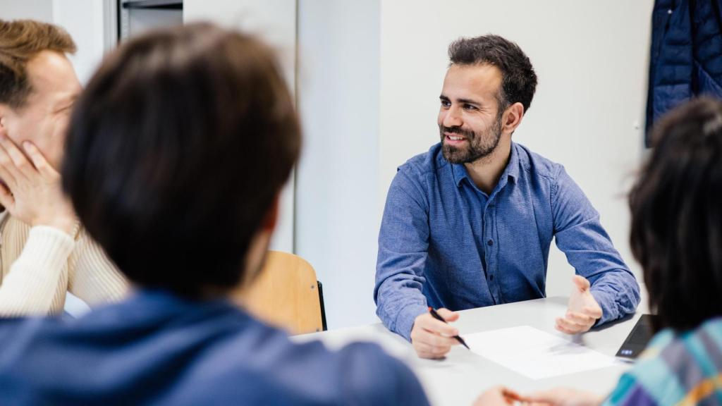 Antoni Forner, en su universidad de Eindhoven.