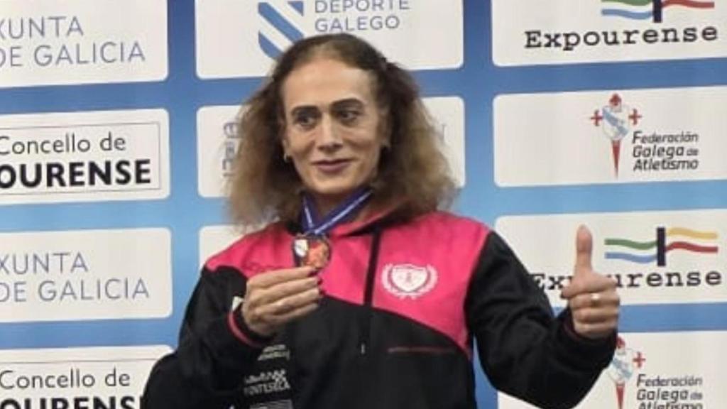 Mar Vázquez ganó la medalla de bronce en una competencia en Galicia el pasado 7 de febrero.