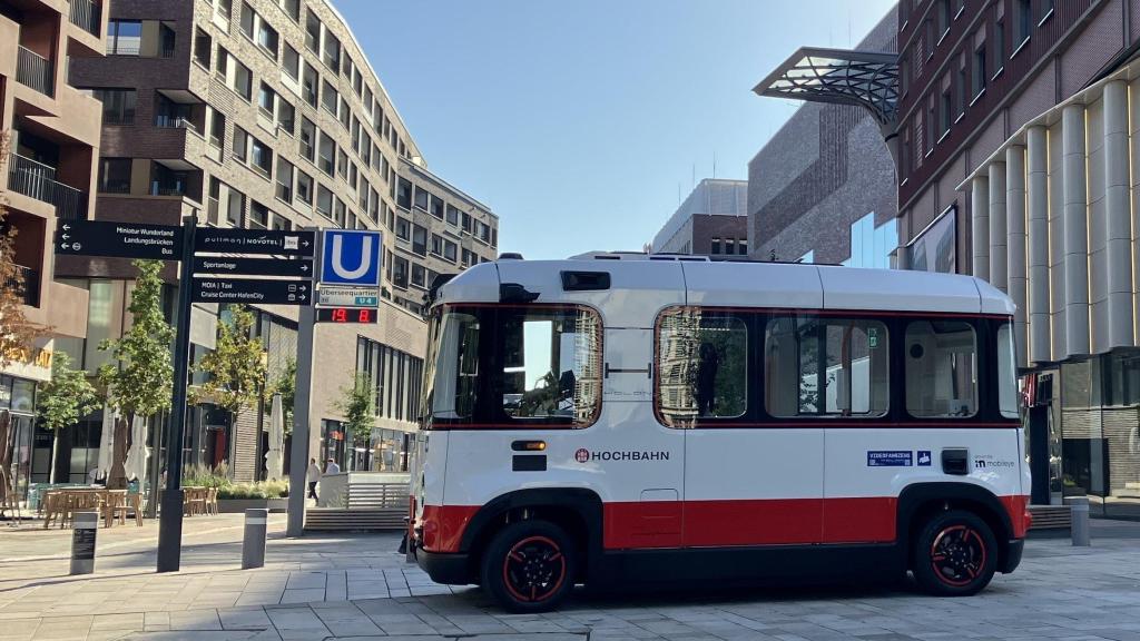 Vehículo autónomo Holon de la compañía Benteler