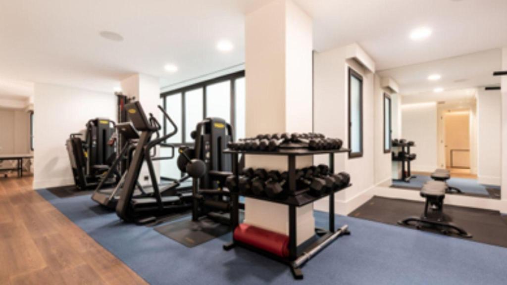 Gimnasio en la vivienda.
