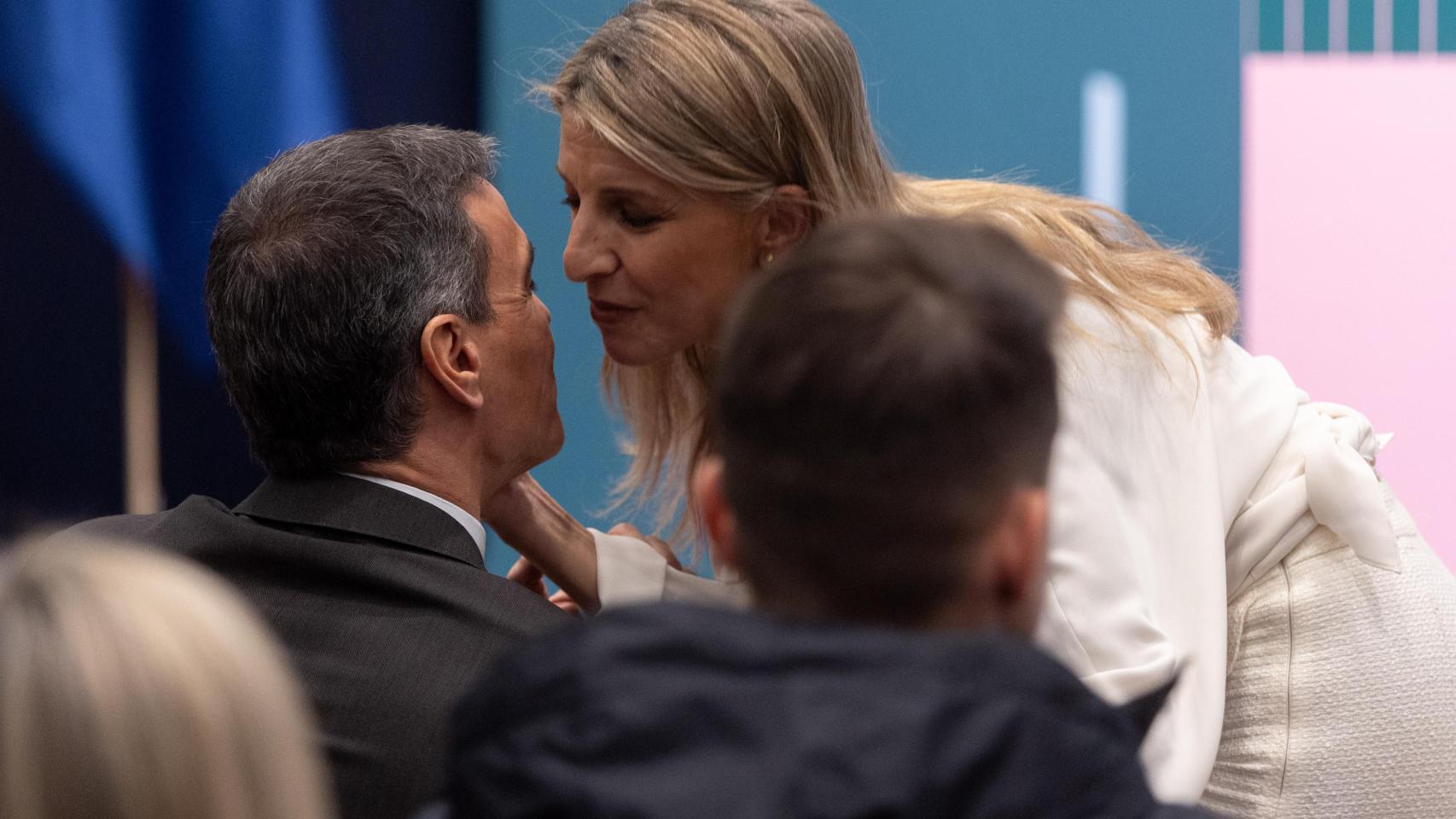 Pedro Sánchez, presidente del Gobierno, y Yolanda Díaz, vicepresidenta y ministra de Hacienda.