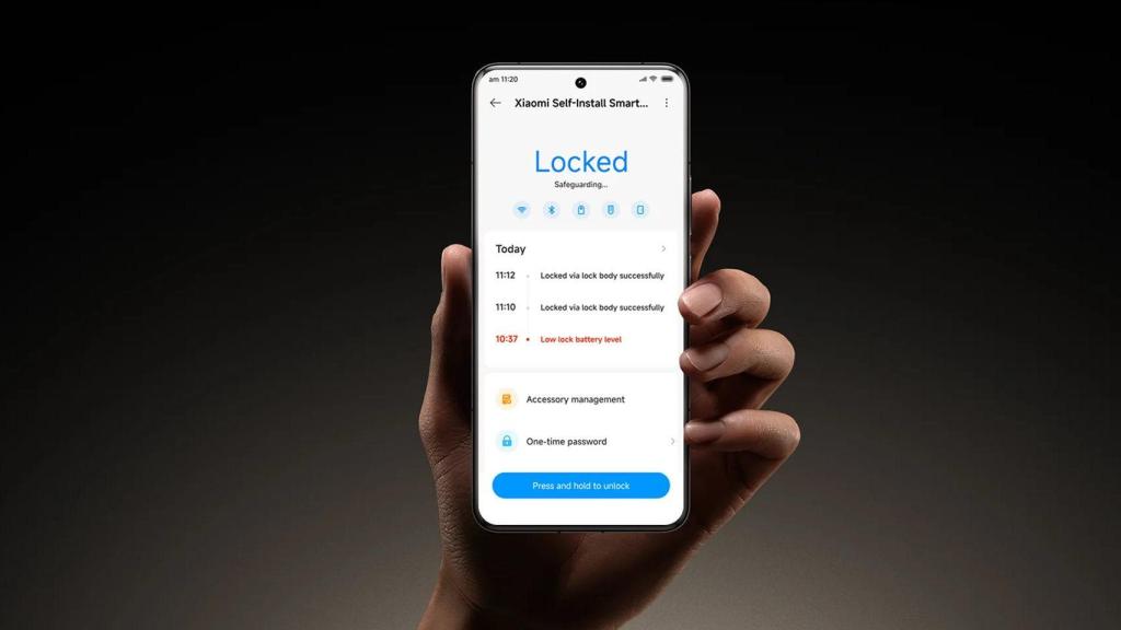 Control de la cerradura de Xiaomi a través de su app oficial