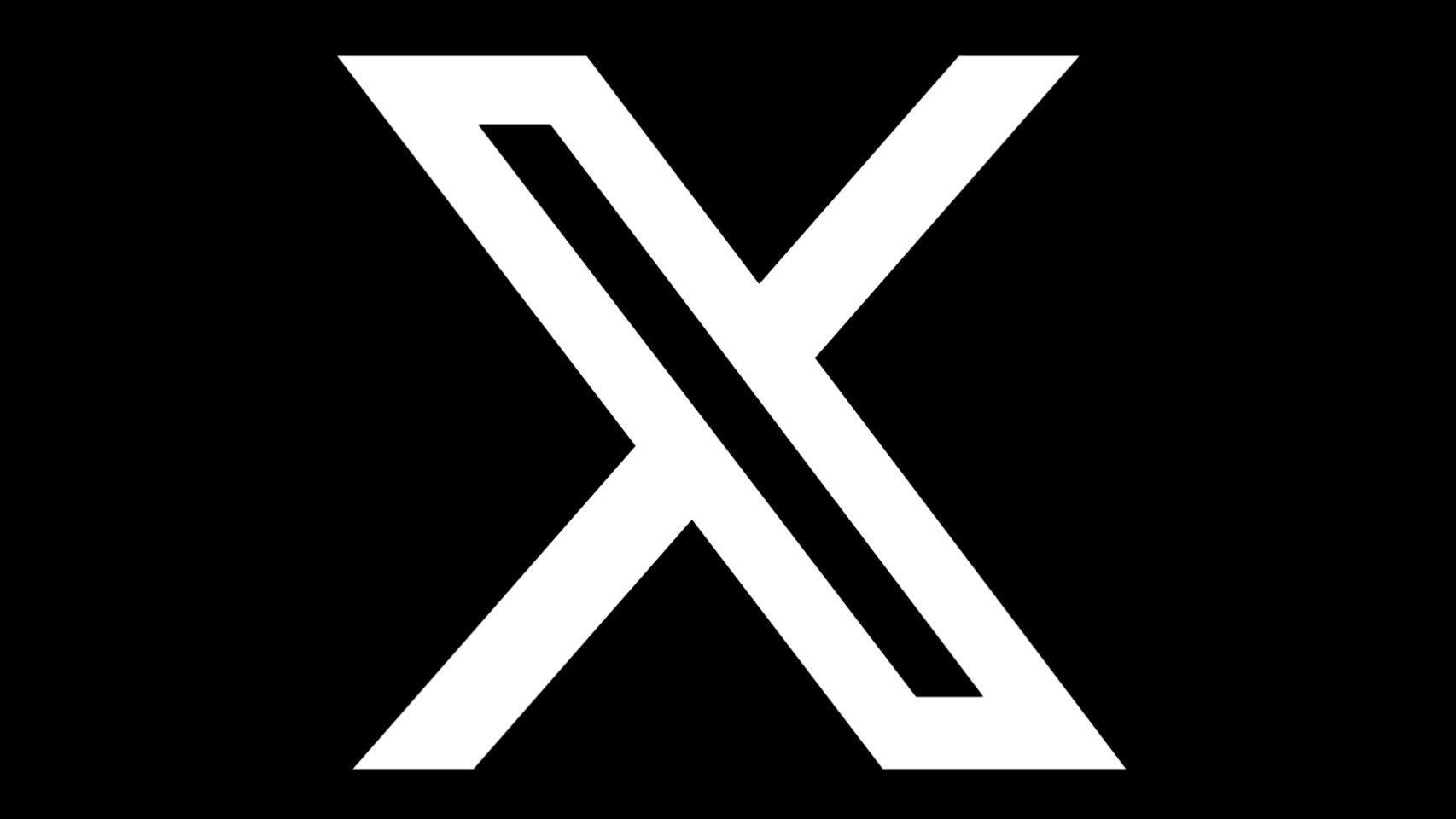 Icono de X con el estilo del nuevo modo oscuro de la red social