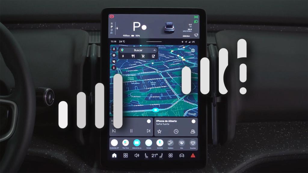 Fotomontaje inspirado en Android Auto