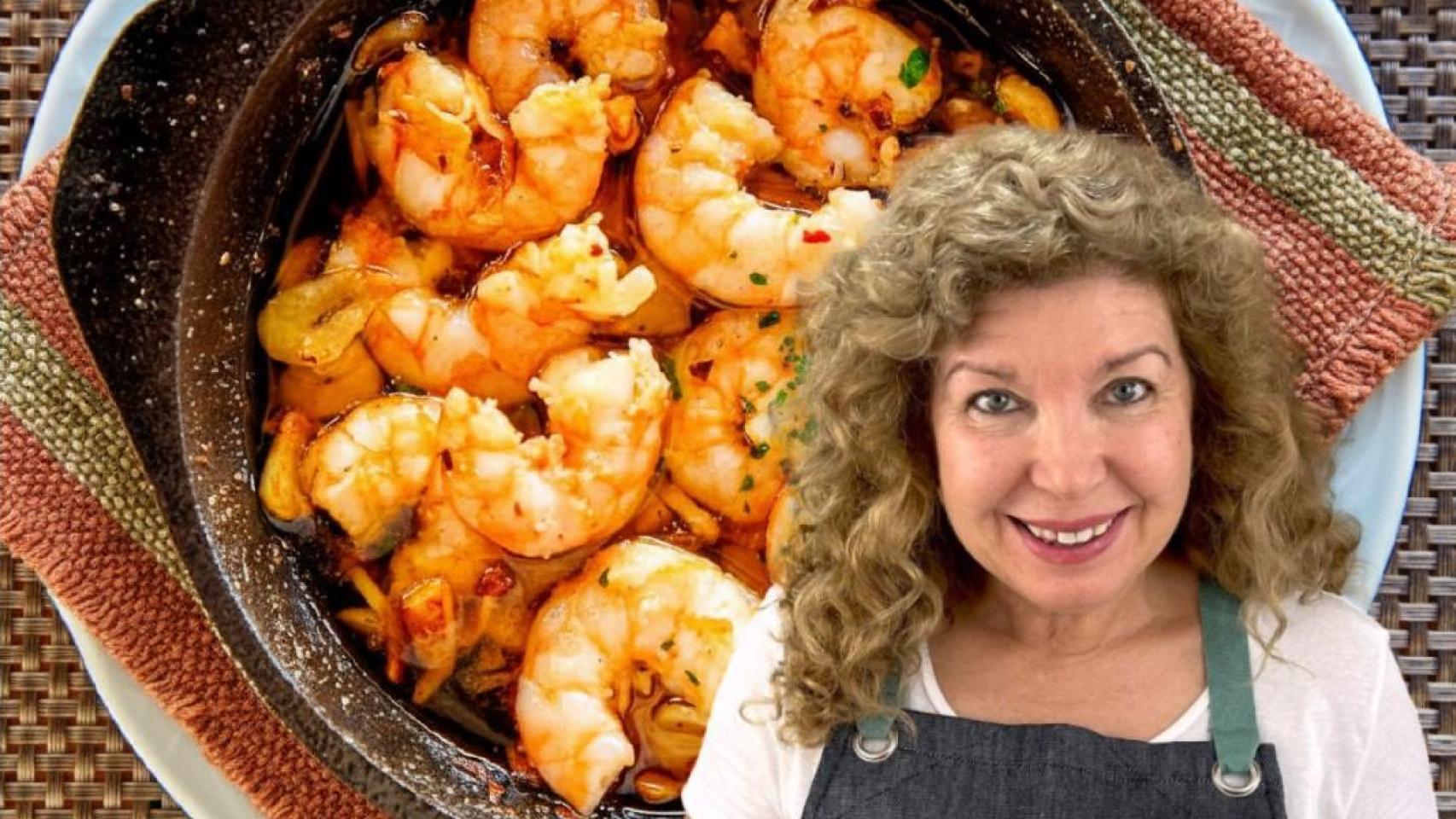 Carmen Butrón su secreto para unas gambas al ajillo perfectas.