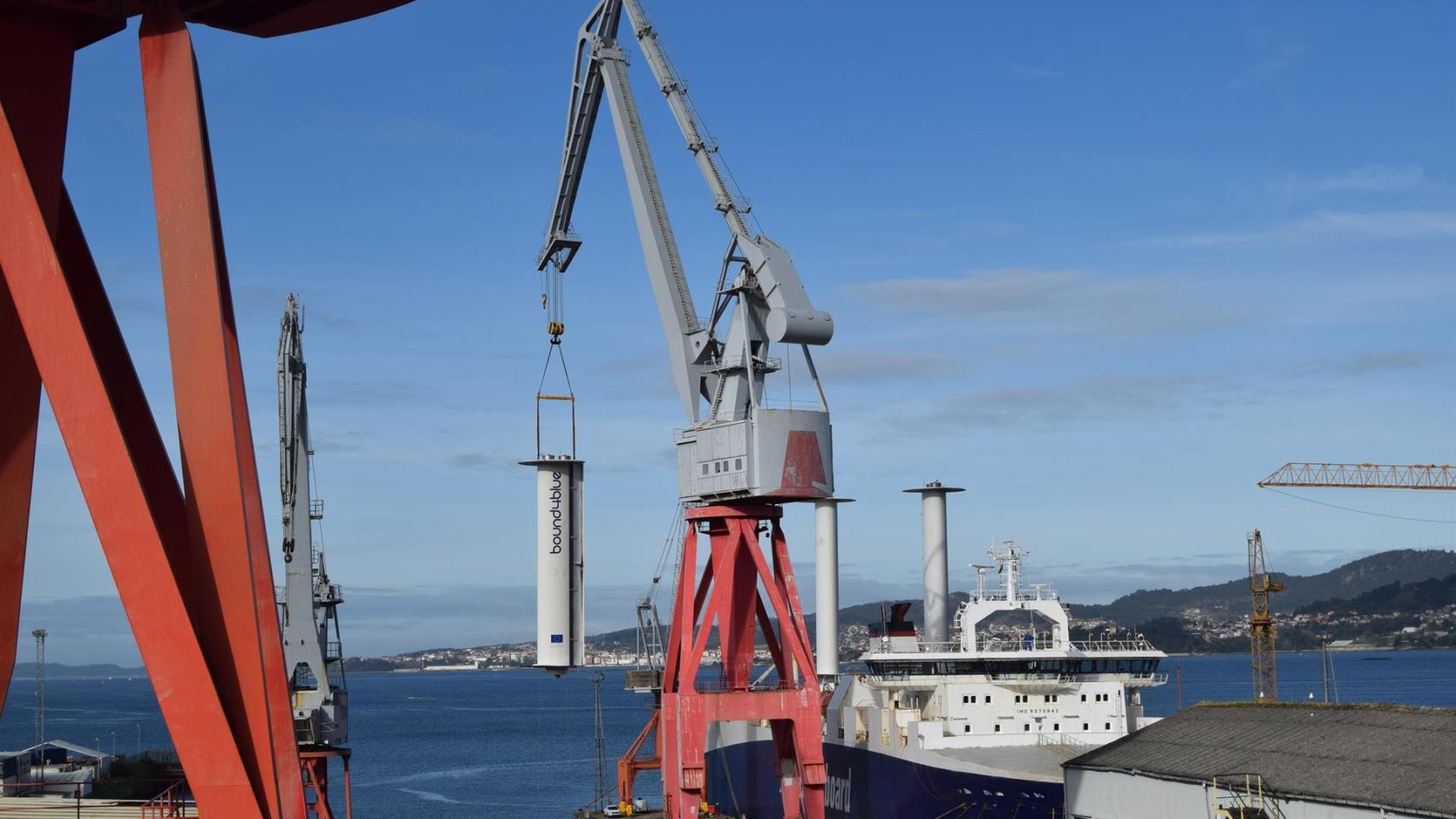 Instalaciones de Astilleros San Enrique, antigua Factorías Vulcano, en Vigo.