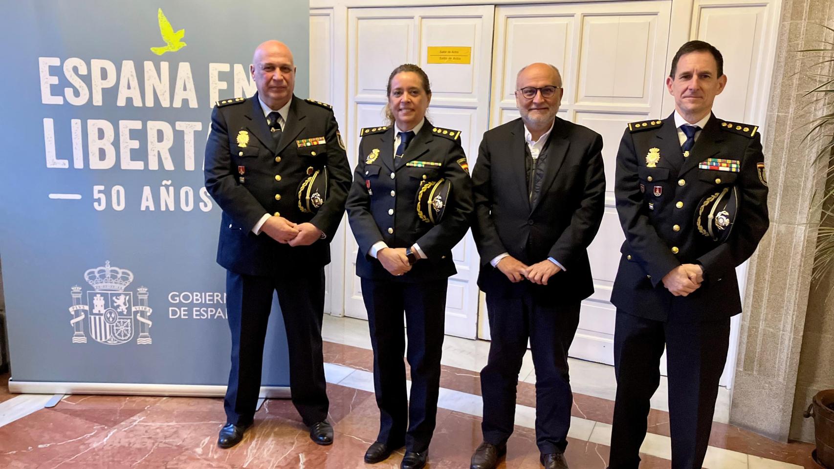 Miriam Rifai, Abel Losada, Juan José Díaz, y Ramiro Gómez.