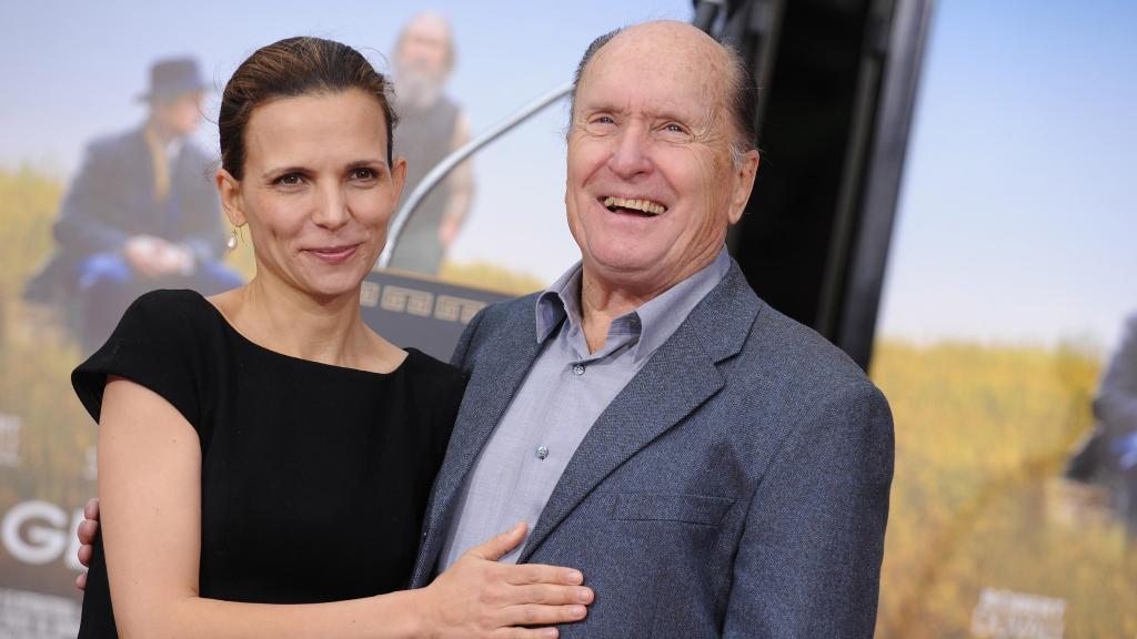 Robert Duvall y Luciana Pedraza en Los Ángeles.
