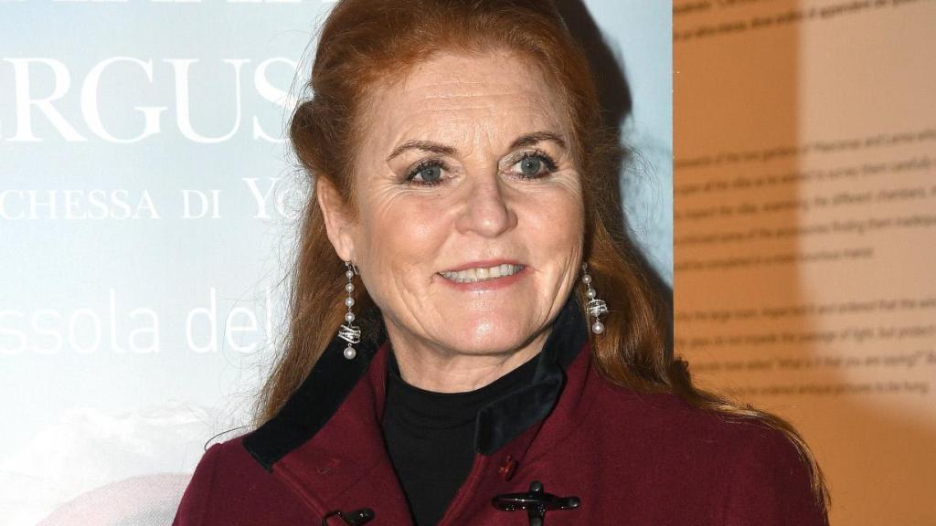Sarah Ferguson, en un acto público.