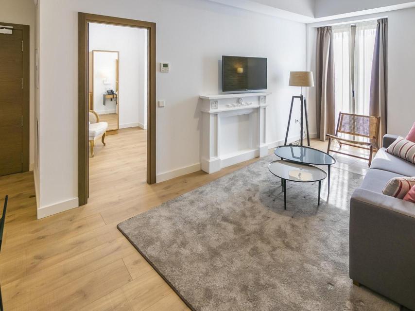 Salon de las habitaciones.