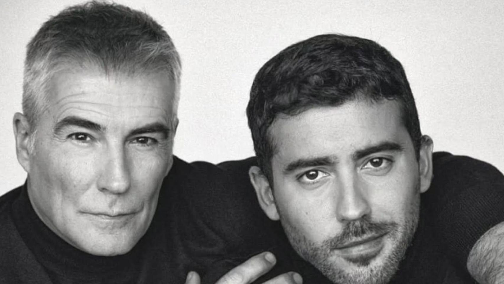 David Cantero y su hijo, Álvaro Berro, en una imagen de sus redes sociales.