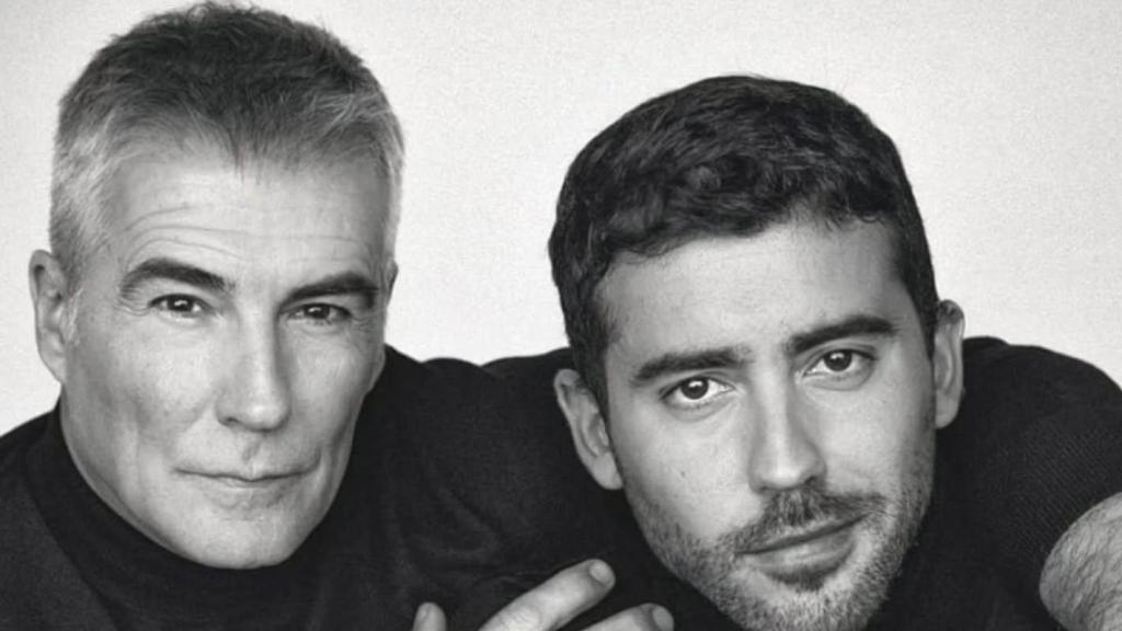 David Cantero y su hijo, Álvaro Berro, en una imagen de sus redes sociales.