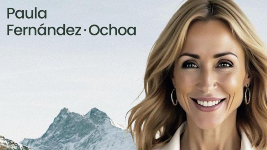 Paula Fernández-Ochoa en la portada de su libro 'VivirCorRiendo'
