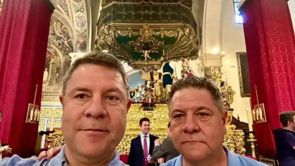 Los hermanos García-Page, en una fotografía publicada en el perfil de Instagram de Emiliano.