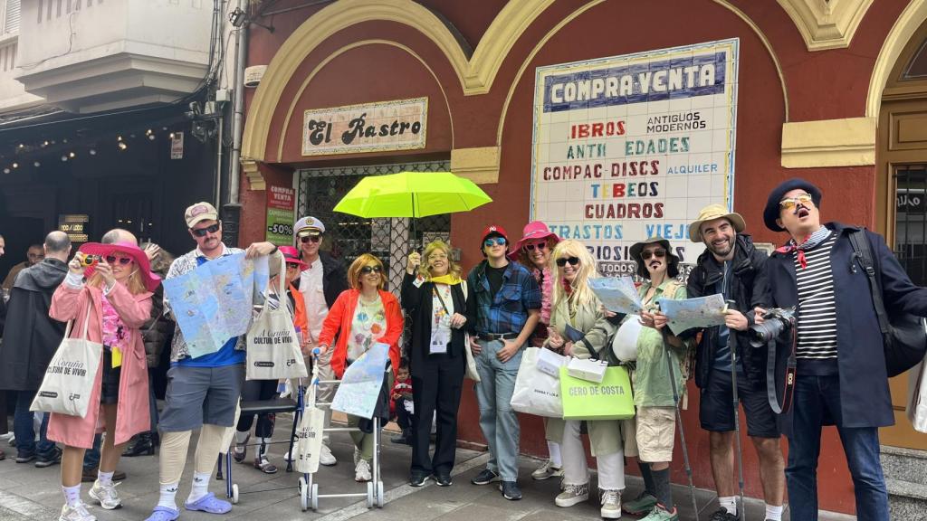Alcaldesa Ines Rey y su equipo de comunicación en el Carnaval 2026