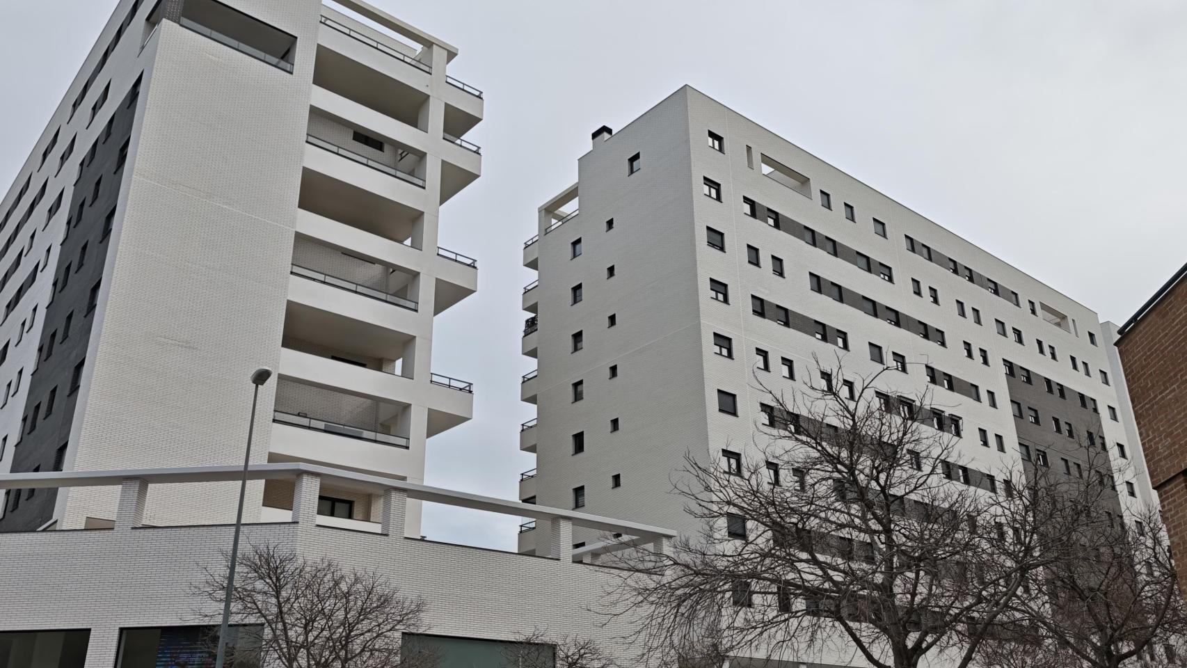 Una vista del residencial de Les Naus en la Playa de San Juan.
