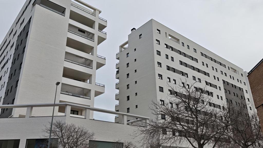 Una vista del residencial de Les Naus en la Playa de San Juan.