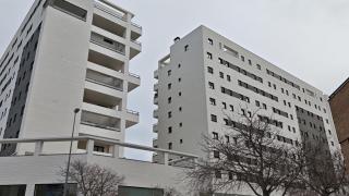Una vista del residencias de Les Naus en la Playa de San Juan.