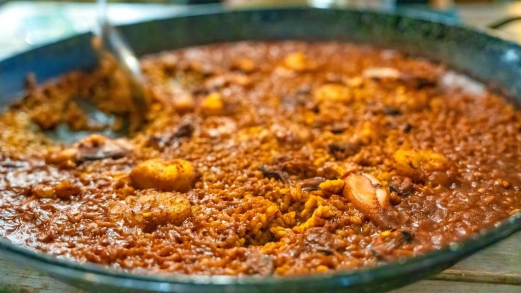 Imagen de archivo de un plato de arroz.