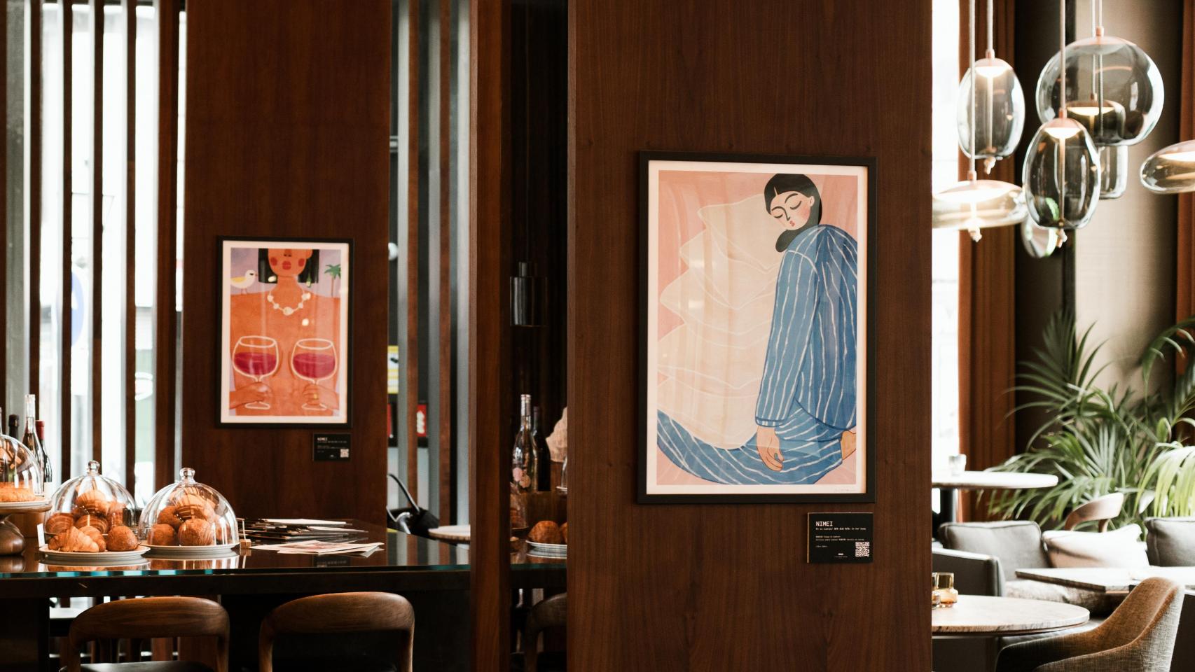 Exposición de Nimei en el hotel Thompson.