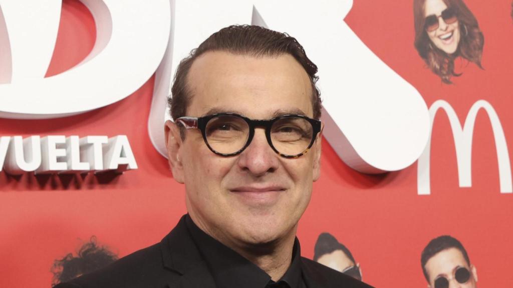 Luis Merlo, en el 'photocall' de 'Aída y Vuelta' en Madrid en enero de 2026.