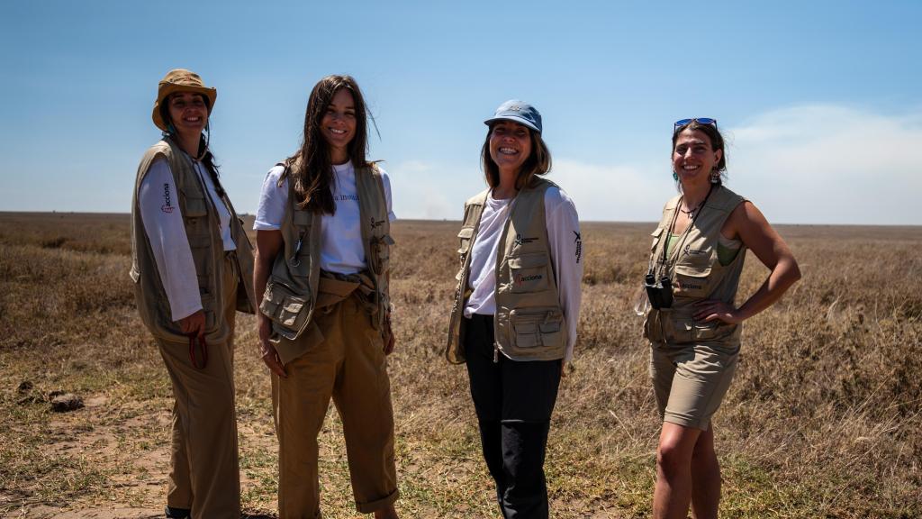 Ana, Beatriz, Elena y Mercedes, las cuatro expedicionarias españolas que viajaron hasta Tanzania en el programa Homeward Bound.