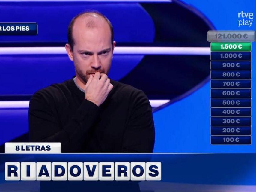 Ángel en el programa 'Cifras y letras'.