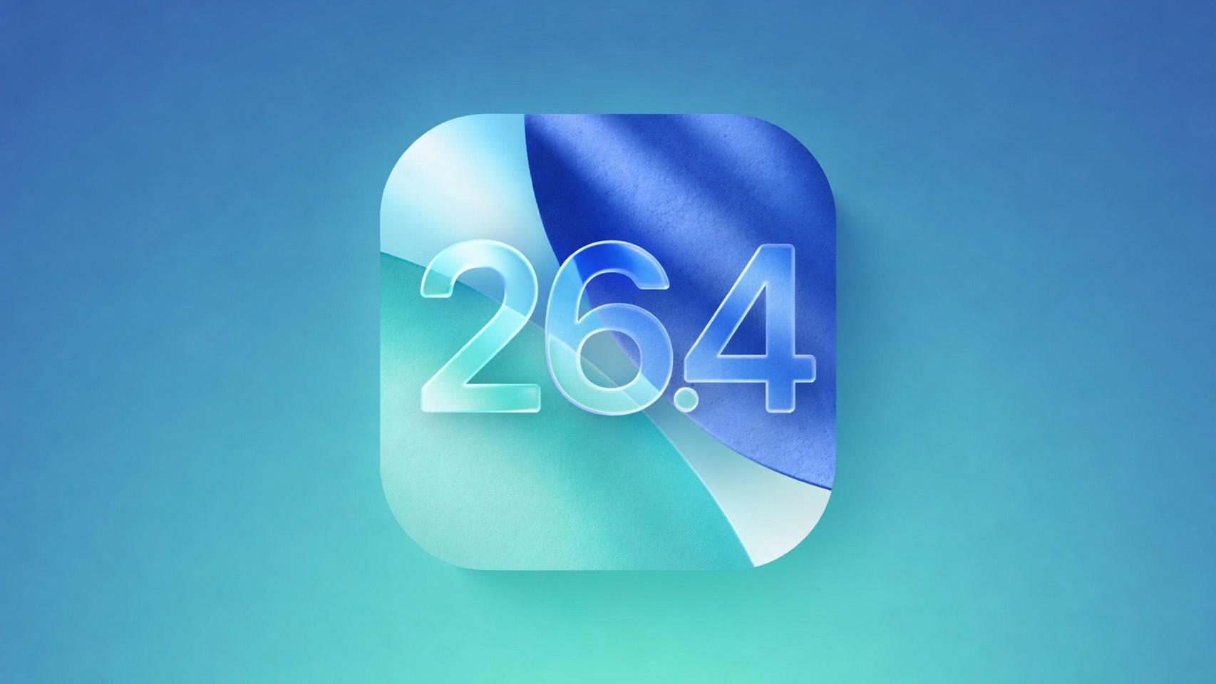 Logo de iOS 26.4.