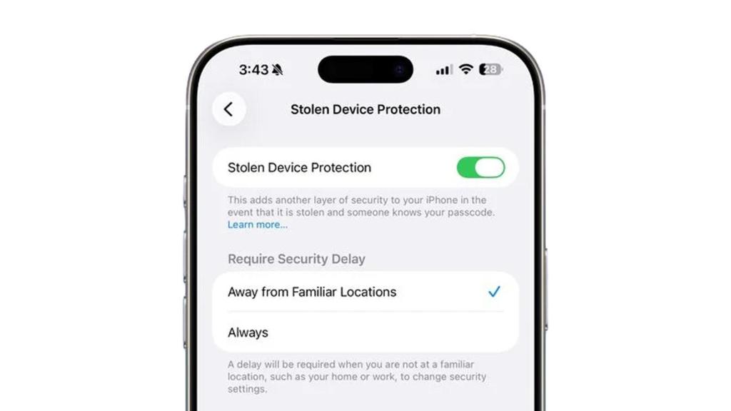 DServicio de protección contra robos de Apple.