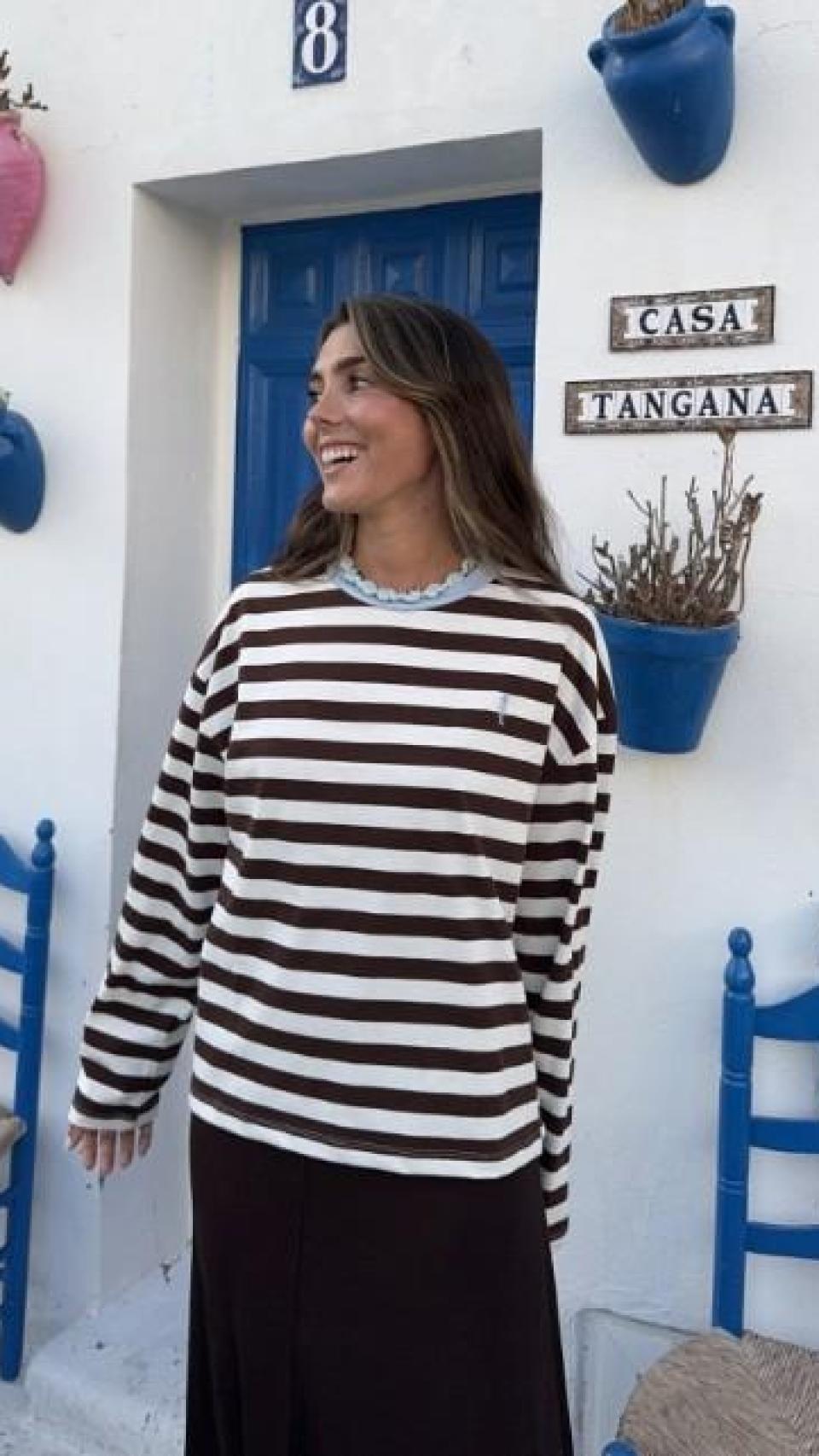 La camiseta que luce Anna Padilla.