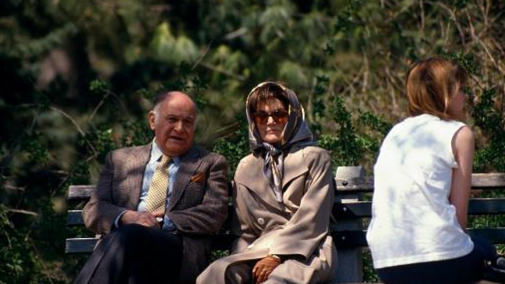 Jackie en Central Park en abril de 1994.