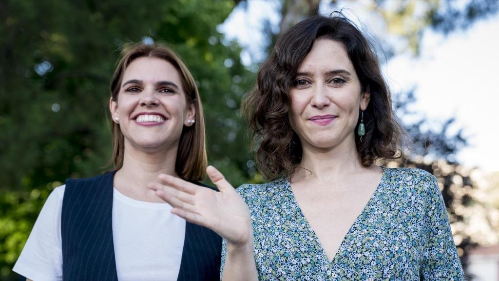 Isabel Díaz Ayuso y la alcaldesa de Alcalá de Henares, Judith Piquet.