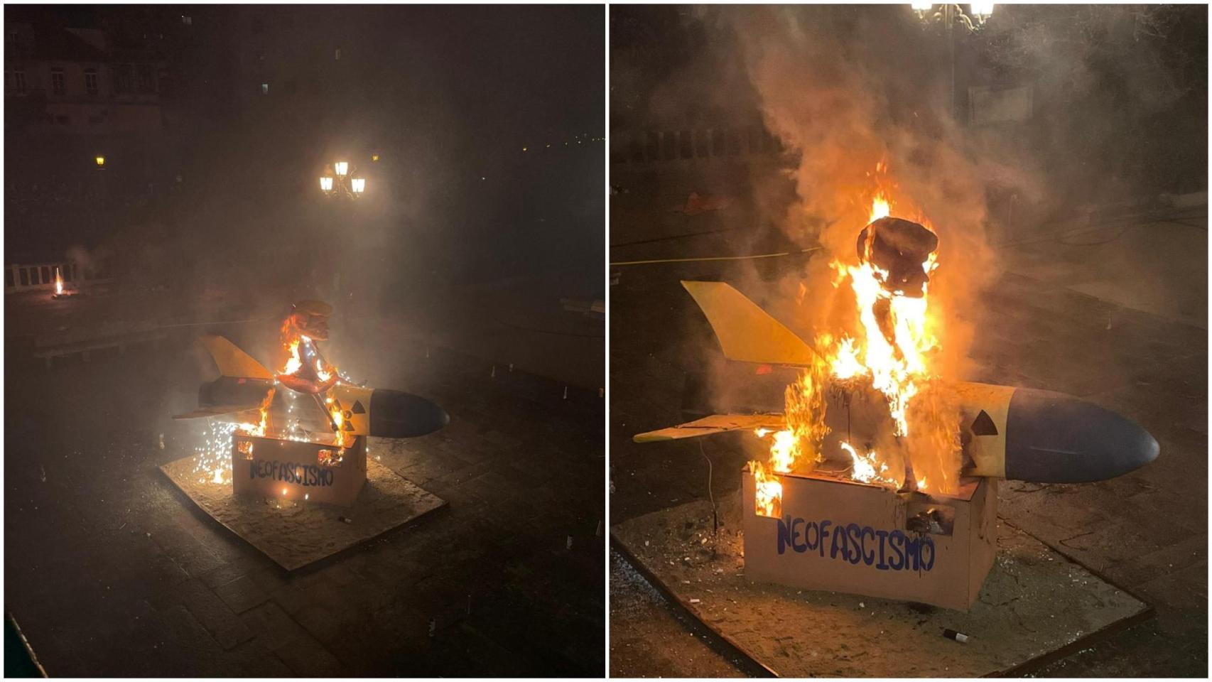 El Meco de Redondela (Pontevedra) condena a Trump y al neofascismo