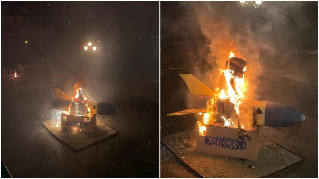 El Meco de Redondela (Pontevedra) condena a Trump y al neofascismo