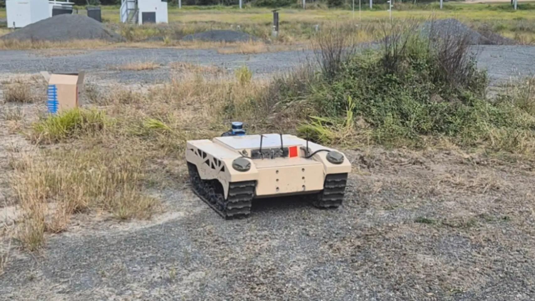 El robot autónomo con IA que extingue incendios.
