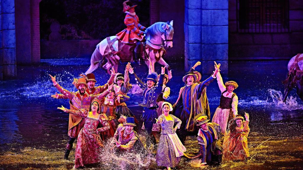 El espectáculo 'A Pluma y Espada' de Puy du Fou.