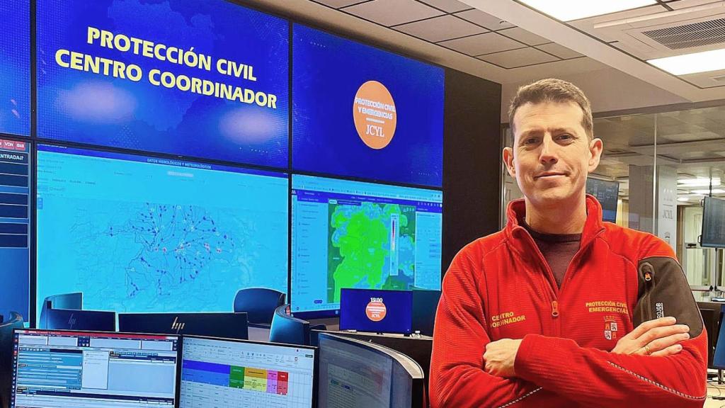 Mariano Blanco Guerra en el Centro Coordinador de Emergencias